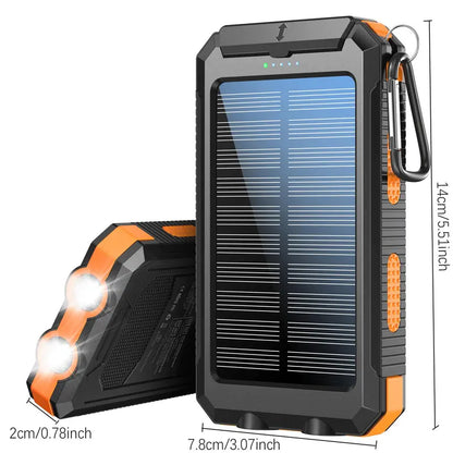 Batería Portátil Solar 10,000 mAh