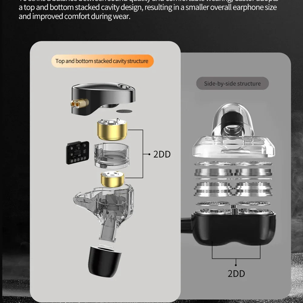 Audífonos KZ Castor Harman Bass